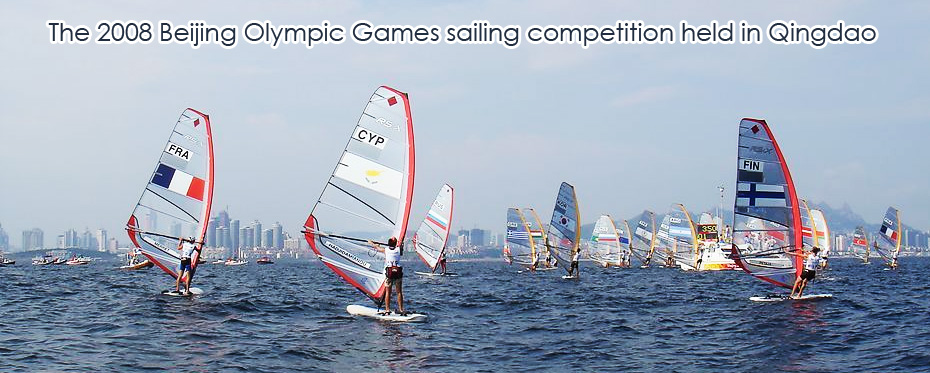 The 2008 Beijing Olympic Games sailing competition held in Qingdao