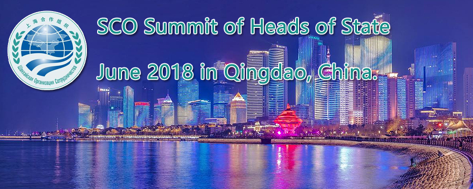 Meeting of the SCO Heads of State Council, 9-10 June 2018 in Qingdao, China.